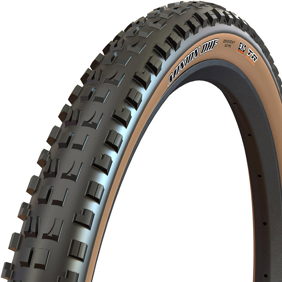 Maxxis, Minion DHF, Mountain Tire, 24''x2.40, Folding, Tubeless Ready, MaxxTerra, EXO, Black