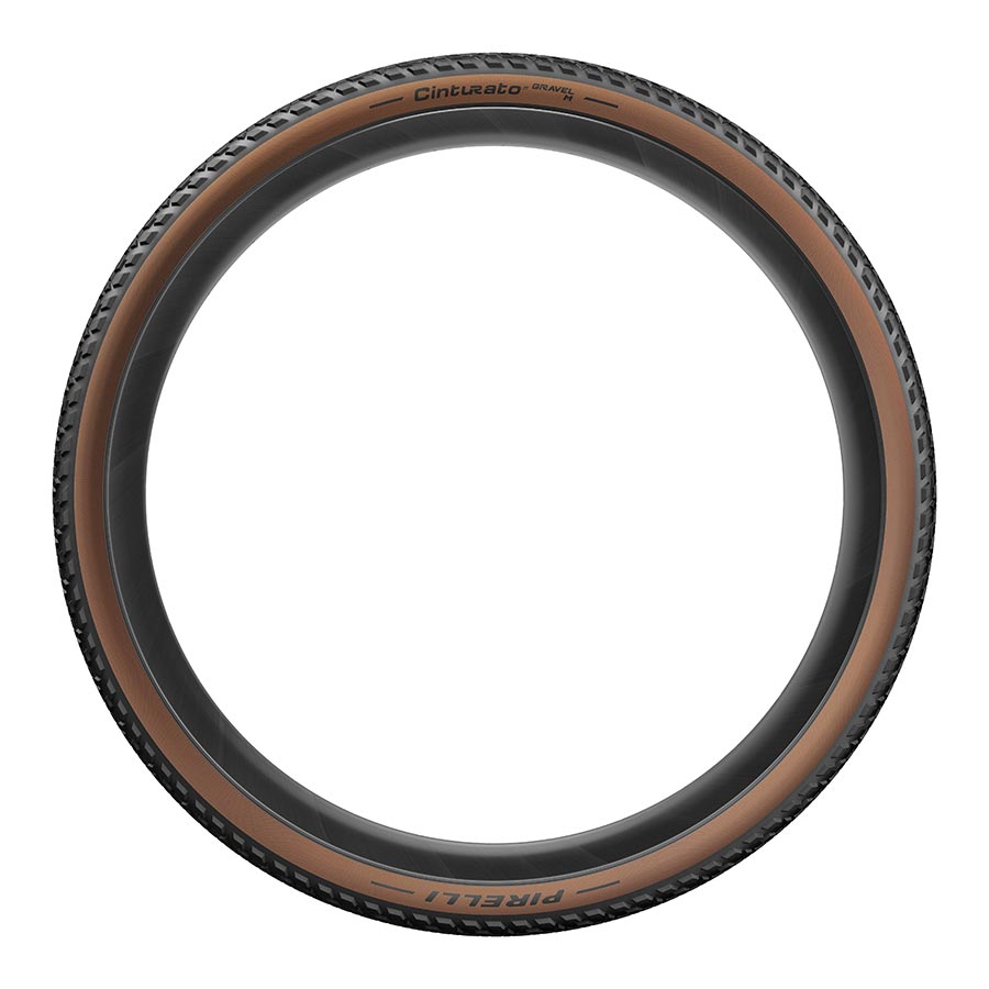 Pirelli, Cinturato Gravel M, Gravel Tire, 700x45C, Folding, Tubeless Ready, SpeedGrip, ArmourTech, 127TPI, Tanwall