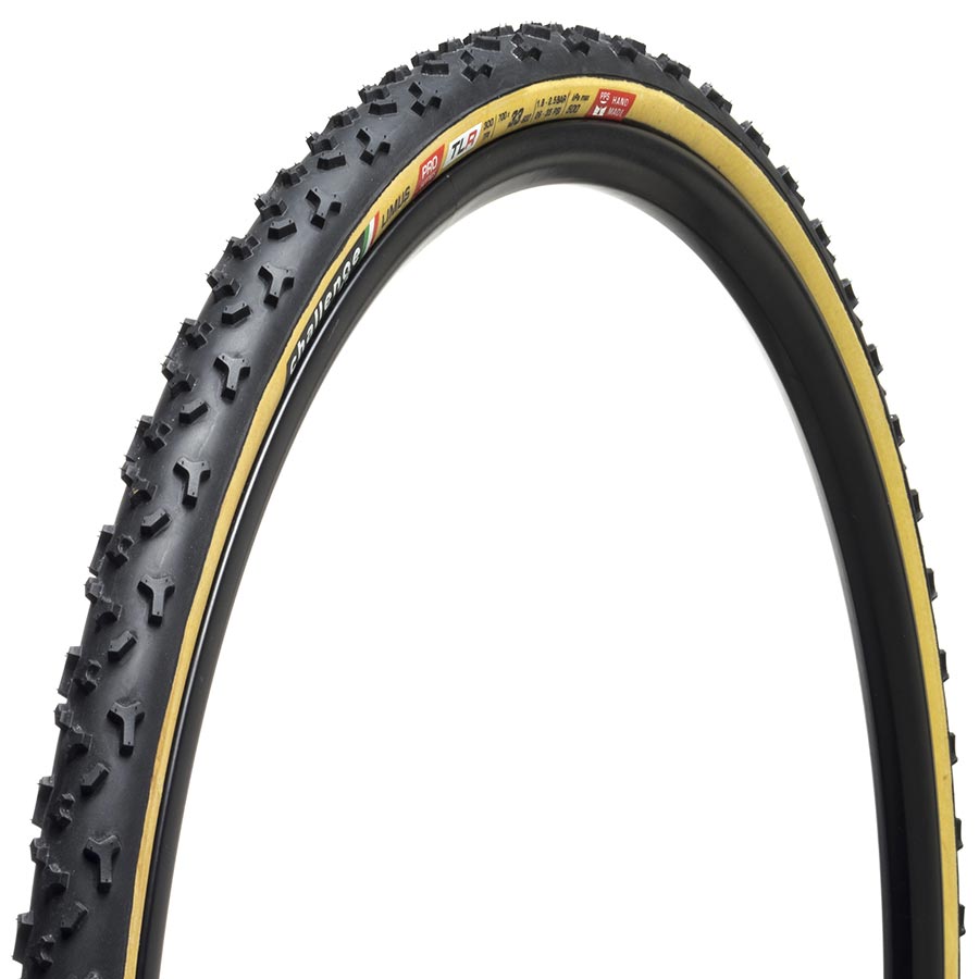 Challenge, Limus Pro, Gravel Tire, 700x33C, Folding, Tubeless Ready, Smart, PPS, 300TPI, Tanwall