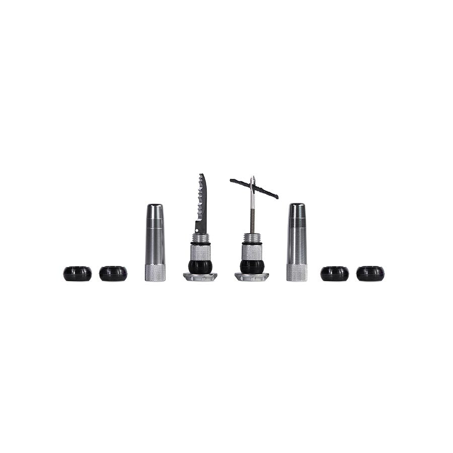 Muc-Off, Stealth Tubeless Plugs, Patch Kit, Silver, Pair