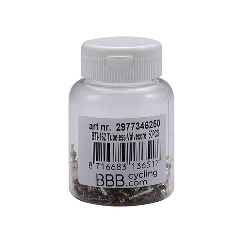 BBB Cycling, BTI-162 ValveCore, Tubeless Valve, Presta, 50 pieces, 50pcs