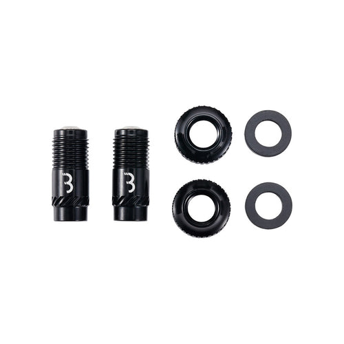 BBB Cycling, BTI-165 CoreCap, Tubeless Valve, Black, Pair