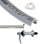 Wheel Shop, Alex DM18 Silver/ Formula FM-21-QR, Wheel, Front, 26'' / 559, Holes: 36, QR, 100mm, Rim