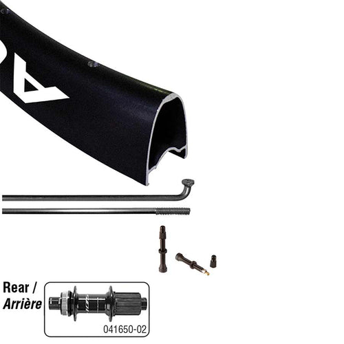 Wheel Shop, Alex GD30 700c/ Shimano 105 R7070, Wheel, Rear, 700C / 622, Holes: 32, 12mm TA, 142mm, Disc Center Lock, Shimano HG 11