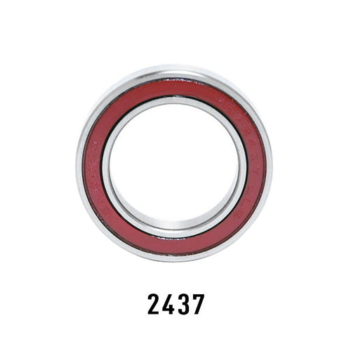Wheels Manufacturing, Angular Contact, Sealed Cartridge Bearing, MR 2437, 24x37x7mm, Steel