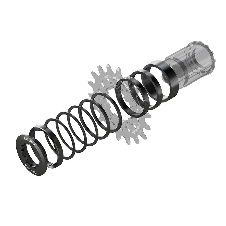 Wheels Manufacturing, SOLO-HG, Cassette Spacer, Black