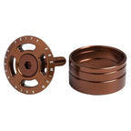 Deity, Crosshair, Topcap and headset spacers, 1-1/8'', Black