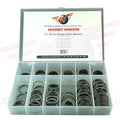 Wheels Manufacturing, Gloss Carbon, Headset Spacer, 1-1/8'', Height: 2.5mm/5mm/10mm/15mm/20mm, Carbon, Black, 62pcs