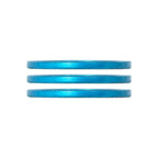 Industry Nine, iRiX, Headset Spacer, 1-1/8'', Height: 5mm, Aluminum, Turquoise, 3pcs