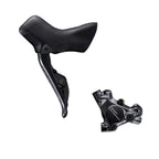 Shimano, Ultegra Di2 ST-R8170 / BR-R8170, Road Hydraulic Disc Brake, Front, Flat mount, 160mm, Black, IR8170DLF6SC100F