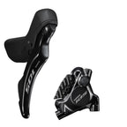 Shimano, 105 ST-R7120 / BR-R7170, Road Hydraulic Disc Brake, Front, Flat mount, 160mm, Black, IR71202DLF6SC100A