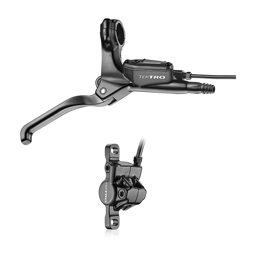 Tektro, HD-E350, Road Hydraulic Disc Brake, Front, Post mount, 140 or 160mm (not included), 302g, Black