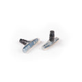 Eclat, Force Regular, Linear Pull Pads, Non-cartridge, Rubber, Pair, Clear/Black