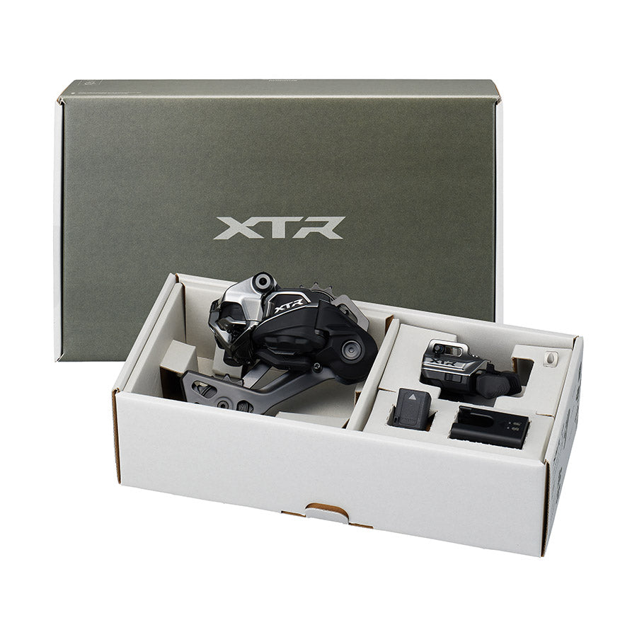 Shimano, XTR Di2 RD-M9250 Kit, Rear Derailleur, Speed: 12, Cage: SGS, Black, clamp band, IGPM9250UPG02