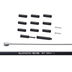 Shimano, Shifter Cable and Housing Set, Polymer Coated Stainless Steel, Cables; 1800/2100mm, Housing; 3300mm, Black, Shimano, MTB, XTR, IOTSP41SET01