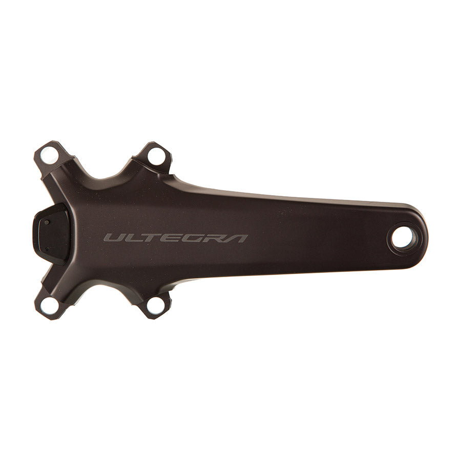 Shimano, Ultegra FC-R8100-P, Power Meter Crankset, Speed: 12, Spindle: 24mm, BCD: 110, No Chainring, Hollowtech II, 160mm, Black, Road, IFCR8100PMXXA