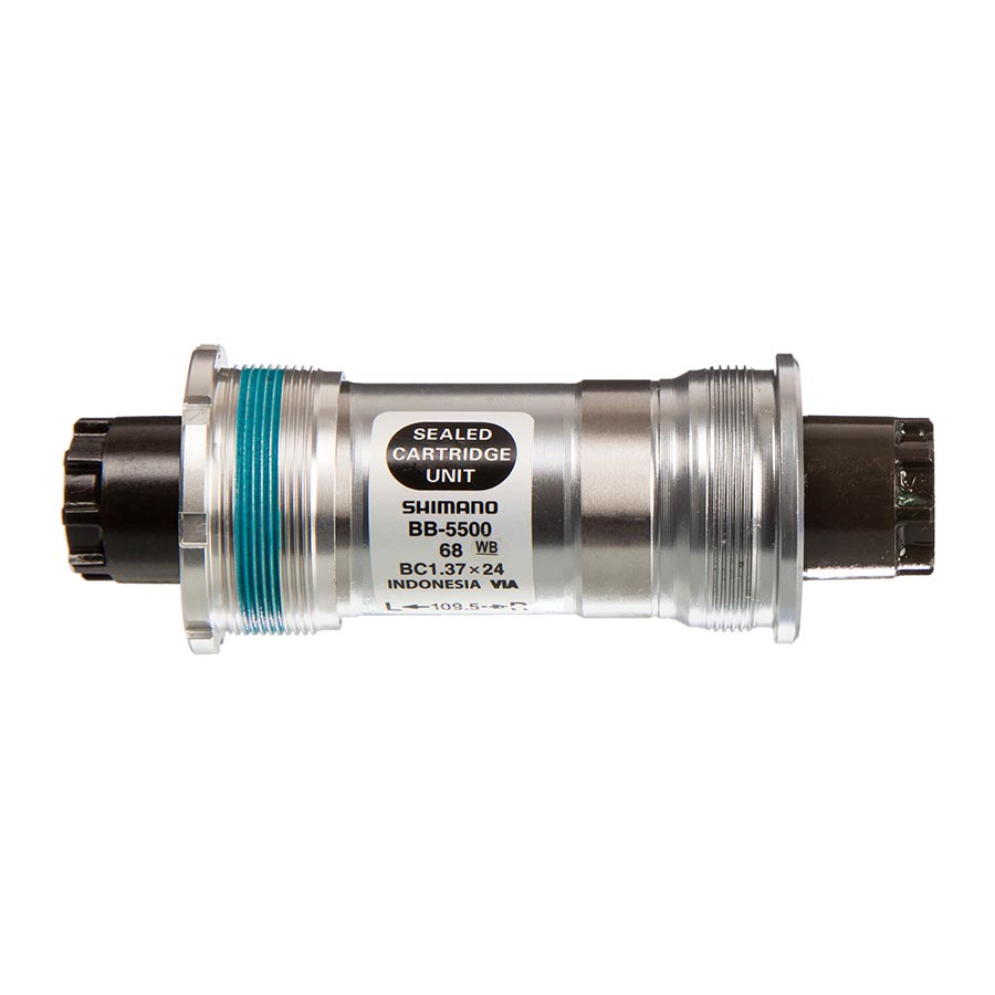 Shimano, EBB5500B09, BB-5500, Octalink, BB Shell: 68mm, Axle: 109.5mm, Steel, Silver