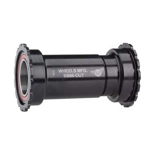 Wheels Manufacturing, BB86/92 Threaded BB - Shimano ABEC3 Steel Bearings