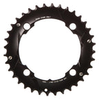 SRAM, 36T, 10 sp, BCD 104mm, 4-Bolt, Pour bashguard, Middle Chainring, For NO-PIN, Aluminum, Black, 11.6215.188.410