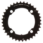 SRAM, 36T, 10 sp, BCD 104mm, 4-Bolt, Pour bashguard, Middle Chainring, For NO-PIN, Aluminum, Black, 11.6215.188.410