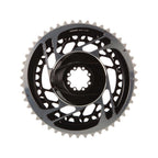 SRAM, Red AXS 2x, Chainring, Teeth: 33/46, Speed: 12, BCD: Direct Mount, Pair, Aluminum, Grey