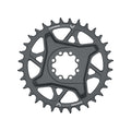 SRAM, GX Eagle T-Type DM, Chainring, Teeth: 30, Speed: 12, BCD: Direct Mount SRAM 8 Bolt, Aluminum, Grey