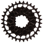 Works Components, GEO SRAM GXP, Chainring, Teeth: 32, Speed: 12, BCD: Direct Mount SRAM 3 Bolt, Front, 7075-T6 Aluminum, Black