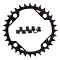 SRAM, T-Type Light eMTB, Chainring, Teeth: 32, Speed: 12, BCD: 104, Bolts: 4, Aluminum, Black