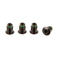 SRAM, 94/107 BCD Steel Chainring Bolt Kit, Chainring Hardware, M8X4.75X8.75, Black