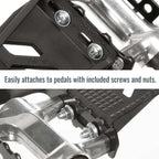 EVO, Strapless Double toe-clips, Black