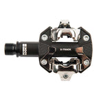 Look, X-Track, MTB Clipless Pedals, Aluminum body, Cr-Mo axle, 9/16'', Black