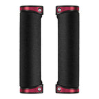 crankbrothers, Cobalt Grips, Grips, 130mm, Black/Red, Pair