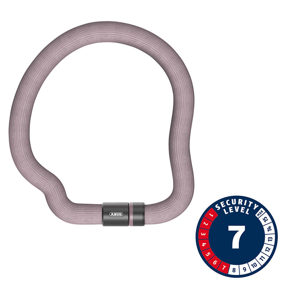 Abus, Goose 6206K, Chain Lock, Key, 6mm, 110cm, 3.6', Black