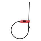 Abus, Combiflex TravelGuard, Cable lock, Combination, 4mm, 45cm, Black
