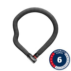 Abus, Goose 4204K, Chain Lock, Key, 4mm, 110cm, 3.6', Black