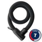 Abus, Yarnit 4004K, Chain Lock, Key, 4mm, 85cm, 2.8', Black