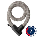 Abus, Yarnit 4004K, Chain Lock, Key, 4mm, 85cm, 2.8', Black