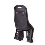 Polisport, Bubbly Maxi + FF, Baby Seat, On frame, Black/Dark Grey, Black