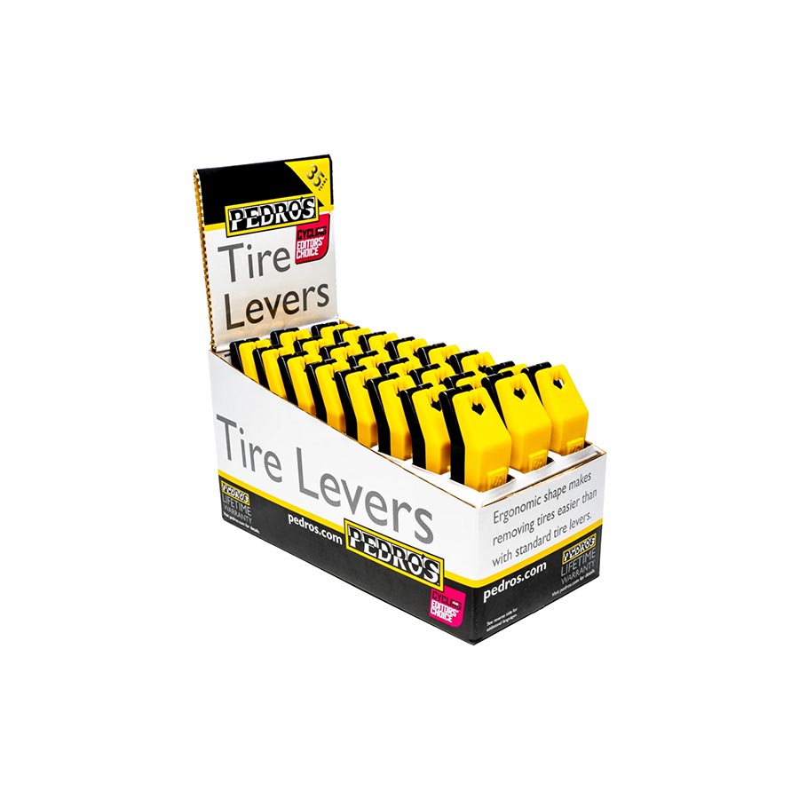 Pedros, Tire Levers, Tire Levers, Yellow and Black, 24pcs