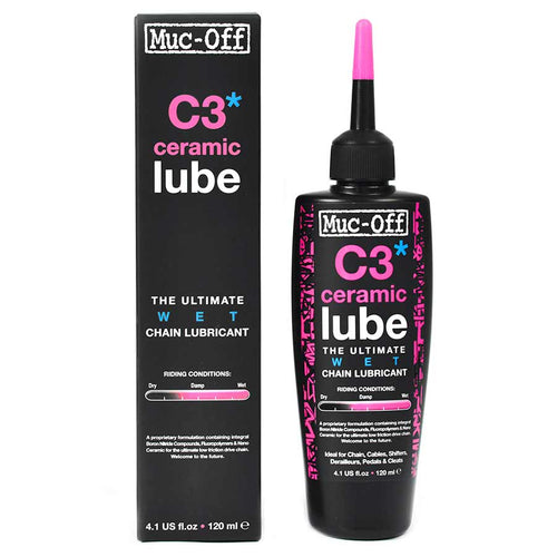 Muc-Off, C3 Wet Ceramic, Chain lubricant, 120ml