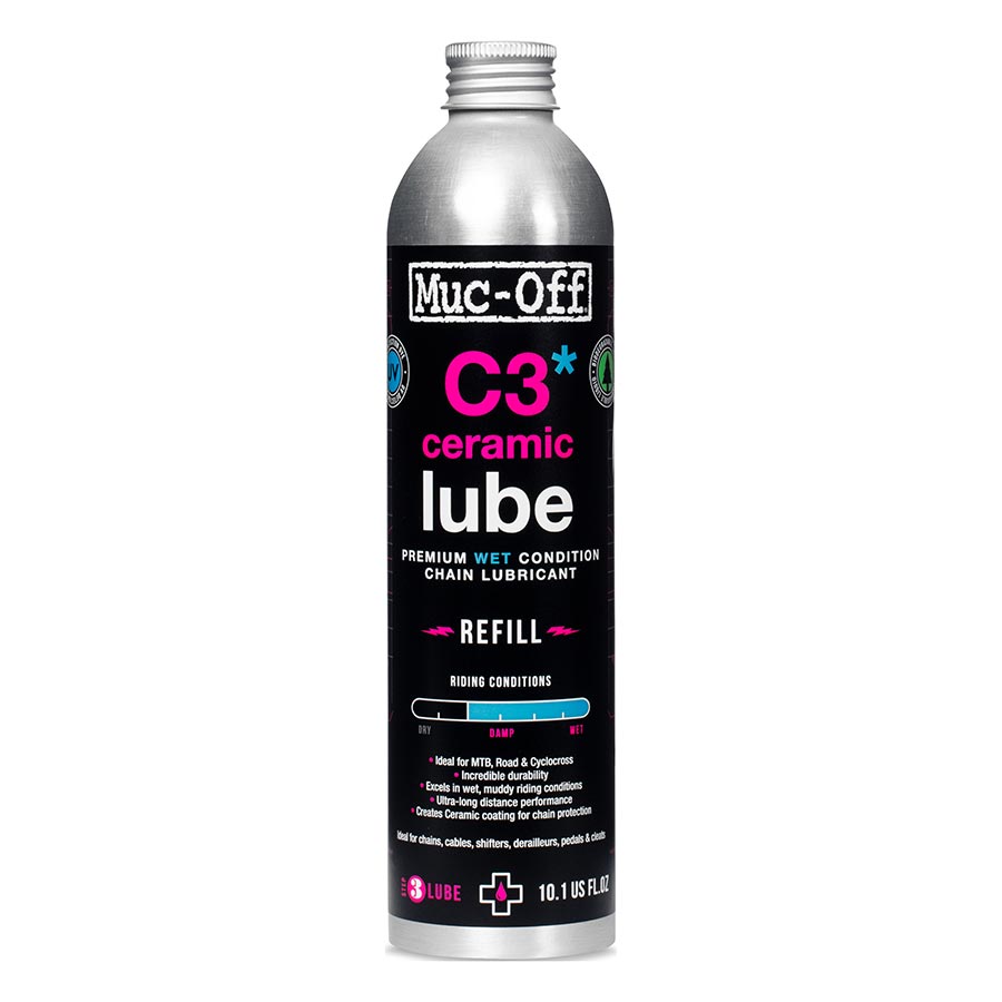 Muc-Off, C3 Wet Ceramic, Chain lubricant, 120ml