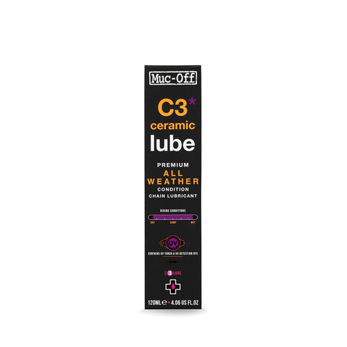 Muc-Off, C3 Ceramic All Weather Lube, Lubricant, 120ml