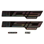 RockShox, SID SL Ultimate Decal Kit, Gloss Polar for Blue Lowers