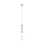 RockShox, Solo Air Spring for RVL SA 140 BLK, 140mm, 11.4018.010.128