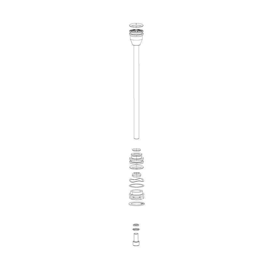 RockShox, Solo Air Spring for RVL SA 140 BLK, 140mm, 11.4018.010.128