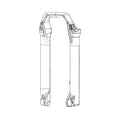 RockShox, Lower Leg for ZEB Diffusion Blk, 27.5'', 11.4018.091.035